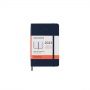 Kalendarz dzienny MOLESKINE 2023 12M P, miękka oprawa, sapphire blue, Kalendarze, Zeszyty i bloki