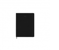 Kalendarz tygodniowy MOLESKINE 2023 12M XL (19x25 cm), twarda oprawa, czarny, Kalendarze, Zeszyty i bloki