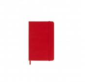 Kalendarz tygodniowy MOLESKINE 2023 12M P (9x14 cm), twarda oprawa, scarlet red, Kalendarze, Zeszyty i bloki
