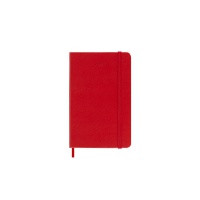 Kalendarz tygodniowy MOLESKINE 2023 12M P, twarda oprawa, scarlet red, Kalendarze, Zeszyty i bloki