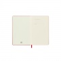 Kalendarz tygodniowy MOLESKINE 2023 12M P, twarda oprawa, scarlet red, Kalendarze, Zeszyty i bloki