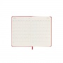 Kalendarz tygodniowy MOLESKINE 2023 12M P, twarda oprawa, scarlet red, Kalendarze, Zeszyty i bloki