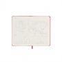 Kalendarz tygodniowy MOLESKINE 2023 12M P, twarda oprawa, scarlet red, Kalendarze, Zeszyty i bloki