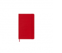 Kalendarz tygodniowy MOLESKINE 2023 12M L (13x21 cm), twarda oprawa, scarlet red, Kalendarze, Zeszyty i bloki