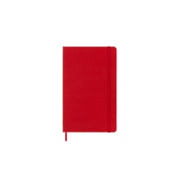 Kalendarz tygodniowy MOLESKINE 2023 12M L, twarda oprawa, scarlet red, Kalendarze, Zeszyty i bloki