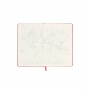 Kalendarz tygodniowy MOLESKINE 2023 12M L, twarda oprawa, scarlet red, Kalendarze, Zeszyty i bloki