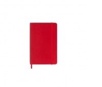 Kalendarz tygodniowy MOLESKINE 2023 12M P (9x14 cm), miękka oprawa, scarlet red, Kalendarze, Zeszyty i bloki