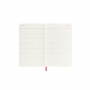 Kalendarz tygodniowy MOLESKINE 2023 12M L, miękka oprawa, scarlet red, Kalendarze, Zeszyty i bloki