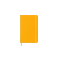 Kalendarz tygodniowy MOLESKINE 2023 12M L, twarda oprawa, Orange Yellow, Kalendarze, Zeszyty i bloki