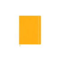 Kalendarz tygodniowy MOLESKINE 2023 12M XL, twarda oprawa, Orange Yellow, Kalendarze, Zeszyty i bloki