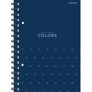 KOŁOZESZYT TOP COLORS A5 100K.KRATKA NIEBIESKI, Podkategoria, Kategoria