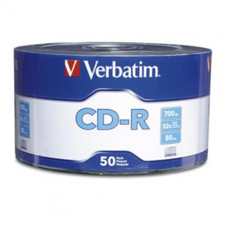 PŁYTY CD-R 700MB VERBATIM 52X 50szt.43787 EX.PRO, Podkategoria, Kategoria