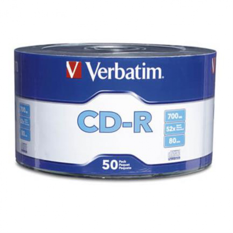 PŁYTY CD-R 700MB VERBATIM 52X 50szt.43787 EX.PRO, Podkategoria, Kategoria