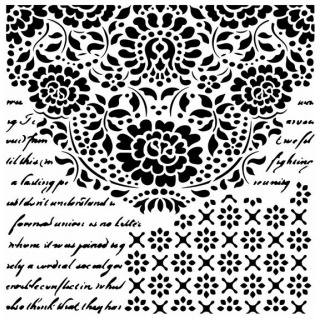 STAMP SZABLON 3D 18X18CM DESIRE KORONKI, Podkategoria, Kategoria