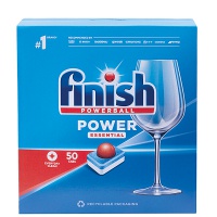 Tabletki do zmywarki FINISH Power Essential, 50szt., fresh, Środki czyszczące, Artykuły higieniczne i dozowniki