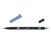MARKER DWUSTRONNY PĘDZELKOWY TRUE BLUE ABT-526, Markery permanentne, Art. do pisania i korygowania