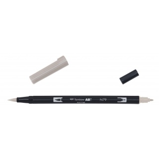 MARKER DWUSTRONNY PĘDZELKOWY WARM GREY 2 ABT-N79, Markery permanentne, Art. do pisania i korygowania