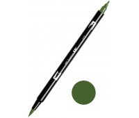 MARKER DWUSTRONNY PĘDZELKOWY TOMBOW DARK JADE ABT-177, Markery permanentne, Art. do pisania i korygowania
