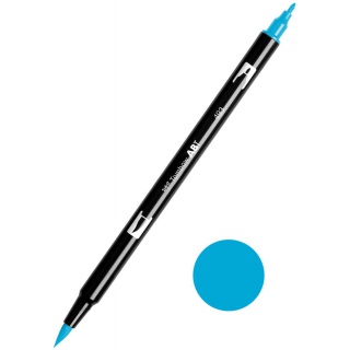 MARKER DWUSTRONNY PĘDZELKOWY TOMBOW REFLEX BLUE ABT-493, Markery permanentne, Art. do pisania i korygowania
