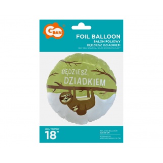 BALON FOLIOWY 18" BĘDZIESZ DZIADKIEM, Podkategoria, Kategoria