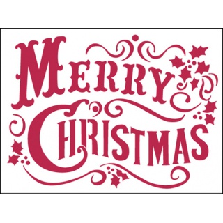 STAMP SZABLON KSD233 MERRY CHRISTMAS, Podkategoria, Kategoria