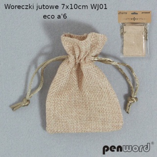 WORECZKI JUTOWE 7x10cm.WJ-01 ECO /6/, Podkategoria, Kategoria