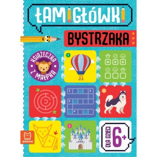 Łamigł&oacute;wki bystrzaka. Książeczka z małpką. , Edukacyjne, Książeczki