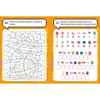 Łamigł&oacute;wki bystrzaka. Książeczka z małpką. , Edukacyjne, Książeczki