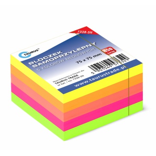 NOTES SAMOPRZYLEPNY 75X75 450K.NEON, Podkategoria, Kategoria
