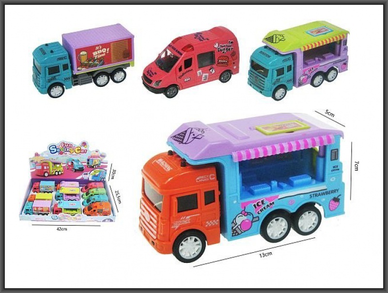 FOOD TRUCK 13;5CM FREE WHEEL 3RODZ.JW567-36, Podkategoria, Kategoria