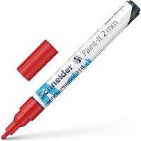 Marker akrylowy SCHNEIDER Paint-It 310, 2 mm, czerwony, Markery, Artykuły do pisania i korygowania