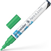 Marker akrylowy SCHNEIDER Paint-It 310, 2 mm, zielony, Markery, Artykuły do pisania i korygowania