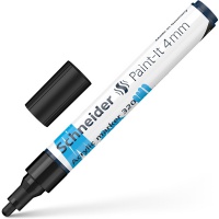 Marker akrylowy SCHNEIDER Paint-It 320, 4 mm, czarny, Markery, Artykuły do pisania i korygowania