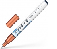 Metallic marker SCHNEIDER Paint-It 010, 0,8 mm, copper metallic