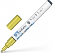 Metallic marker SCHNEIDER Paint-It 011, 2 mm, yellow metallic