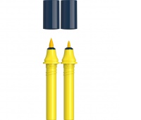 Wkład wymienny SCHNEIDER do markerów podwójnych Paint-It 040 Twinmarker, 2 szt., żółty, Markery, Artykuły do pisania i korygowania