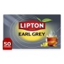 Tea LIPTON black, Earl Grey, 50 bags