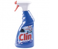 Płyn do mycia szyb CLIN, Multifrace, pompka, 500ml, Środki czyszczące, Artykuły higieniczne i dozowniki