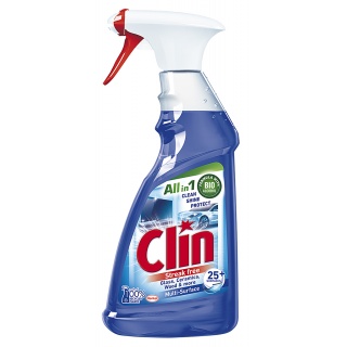 Płyn do mycia szyb CLIN Multi-Surface, pompka, 500ml, Środki czyszczące, Artykuły higieniczne i dozowniki