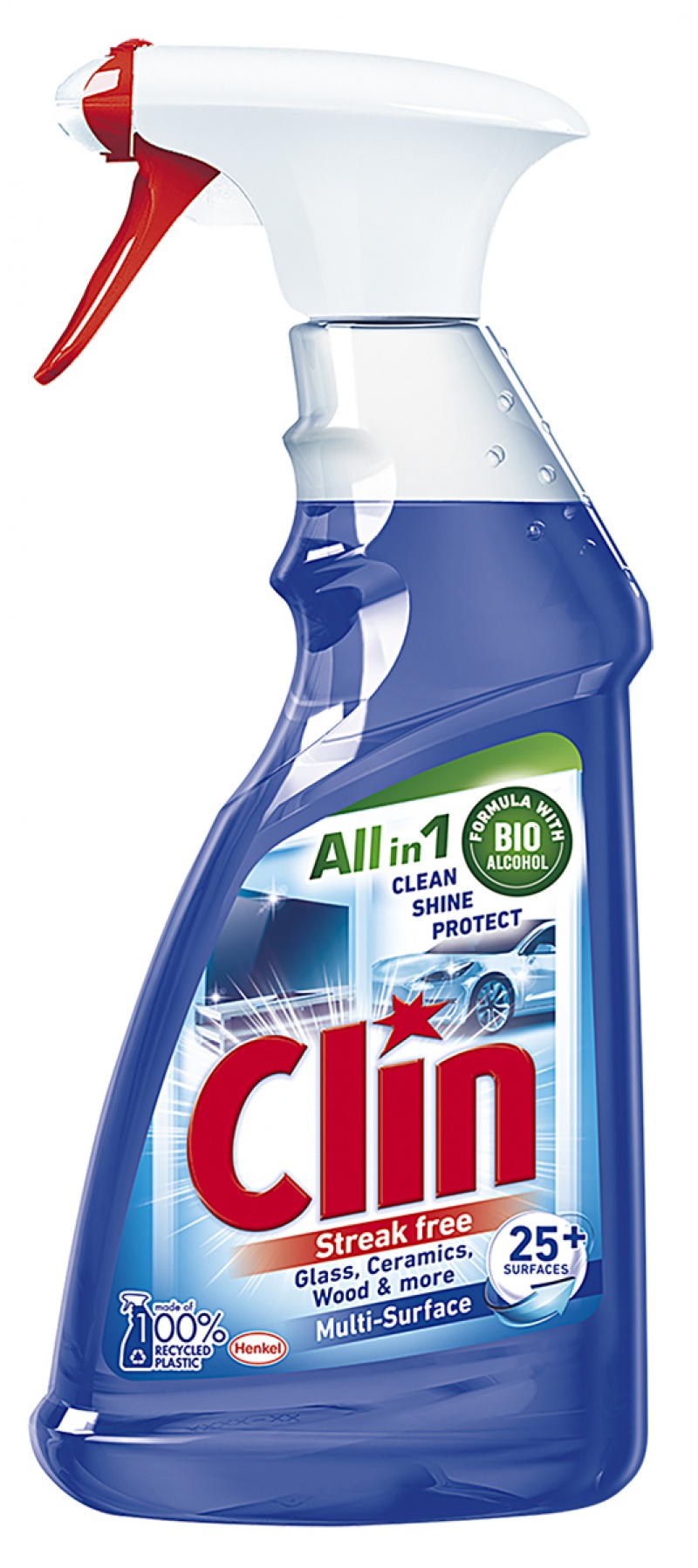 Płyn do mycia szyb CLIN Multi-Surface, pompka, 500ml, Środki czyszczące, Artykuły higieniczne i dozowniki