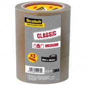 Taśma pakowa do wysyłek SCOTCH® Hot-melt (371), 50mm, 66m, brązowa, Taśmy pakowe, Koperty i akcesoria do wysyłek