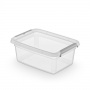 Storage container MOXOM, Basestore, z klipsem, 12,5l, transparent