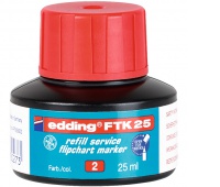 Refill ink flipchart marker e-FTK 25 EDDING, red