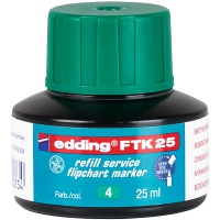 Tusz do uzupełniania markerów do flipchartów e-FTK 25 EDDING, zielony, Markery, Artykuły do pisania i korygowania