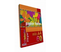 PAPIER KSERO MIX KOLOR A4 60ark.12kol.210gr., Podkategoria, Kategoria