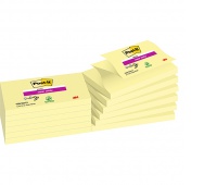 Karteczki samoprzylepne POST-IT® Super sticky Z-Notes (R350-12SS-CY), 127x76mm, 1x90 kart., żółte, Bloczki samoprzylepne, Papier i etykiety