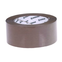 Packing tape, DONAU Hot-Melt, 48 mm, 132 m, 40micr, brown, Packing tapes, Envelopes and shipment accessories