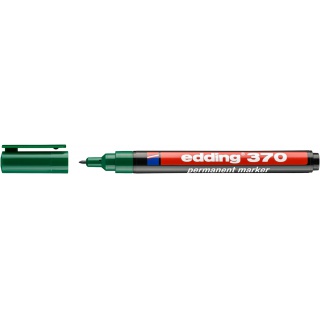 Marker permanentny e-370 EDDING, 1mm, zielony, Markery, Artykuły do pisania i korygowania