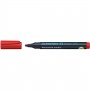 Marker permanentny SCHNEIDER Maxx 133, ścięty, 1-4mm, blister, czerwony, Markery, Artykuły do pisania i korygowania
