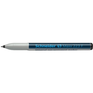 Marker uniwersalny SCHNEIDER Maxx 223 F, 0,7mm, czarny, Markery, Artykuły do pisania i korygowania